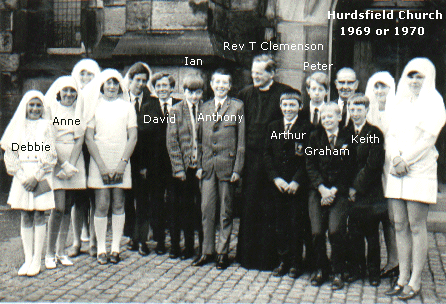 Annotated copy of Ian Curtis confirmation photo